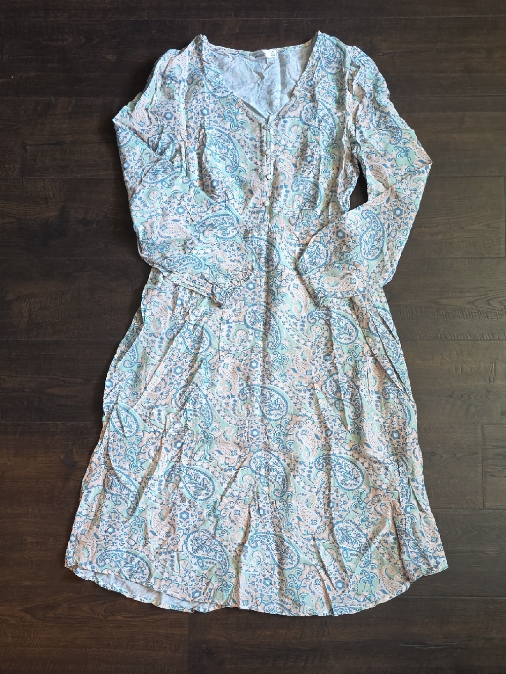 89th+ Madison  Paisley Long-Sleeve Women's Dress